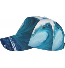 Books Dad Golf Hats,Unisex Baseball Cap,Adjustable Polo Hat for Men Women,Sport Hat Big Ocean Wave Hd $14.48 Baseball Caps