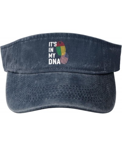 Guineabissau It's in My DNA Sun Hat Sun Visor Hats for Women Men Baseball Cap Golf Hats Navy Blue $11.60 Visors