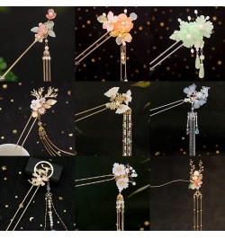 Women's Antique Hairpin Step Rocking Buckle Flower Beads Tassel Hairpin 10 $19.71 Headbands