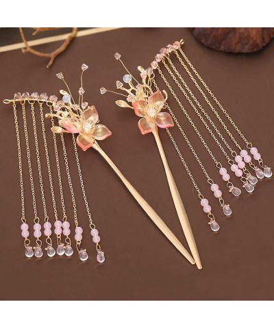 Women's Antique Hairpin Step Rocking Buckle Flower Beads Tassel Hairpin 10 $19.71 Headbands