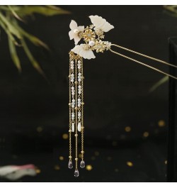 Women's Antique Hairpin Step Rocking Buckle Flower Beads Tassel Hairpin 10 $19.71 Headbands