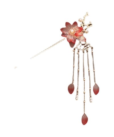 Women's Antique Hairpin Step Rocking Buckle Flower Beads Tassel Hairpin 10 $19.71 Headbands