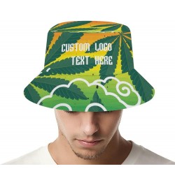 Custom Bucket Hat, Add Text Design Custom Your Own Bucket Hat for Women Men, Summer Vacation Travel Style $14.39 Bucket Hats