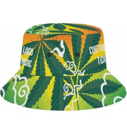 Custom Bucket Hat, Add Text Design Custom Your Own Bucket Hat for Women Men, Summer Vacation Travel Style $14.39 Bucket Hats