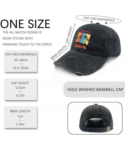 Hats for Men Baseball Cap Fashion Hats for Women Hats Florida is Calling I Must Go Baseball Cap for Women Allblack $9.67 Base...