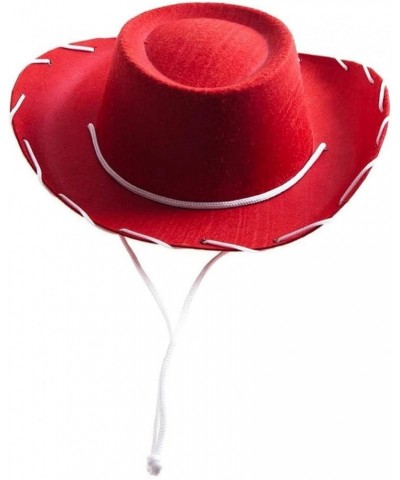 Dress-up 1PC for Prop Children's Hat Decorations Party Cowboy Red Holiday Baseball Caps Hats for Women Men Red-2 $6.89 Cowboy...