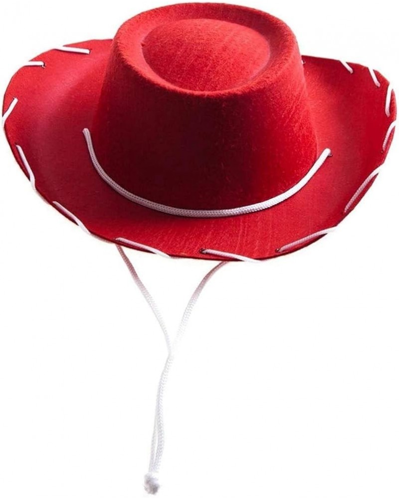 Dress-up 1PC for Prop Children's Hat Decorations Party Cowboy Red Holiday Baseball Caps Hats for Women Men Red-2 $6.89 Cowboy...