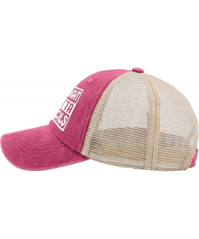 Pencil Baseball Cap Women Cap Purplish Blue04 Mens Beach hat Gifts for Girlfriends Baseball Caps Rose Red02 $12.59 Sun Hats