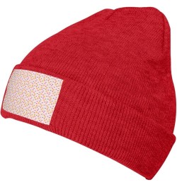 Lovely Rice Ball Print Unisex Warm Knit Hat Cap Winter Cap Cute Soft Warm Outdoor Ski Knit Cap Nightcap Red $9.31 Skullies & ...