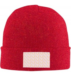 Lovely Rice Ball Print Unisex Warm Knit Hat Cap Winter Cap Cute Soft Warm Outdoor Ski Knit Cap Nightcap Red $9.31 Skullies & ...